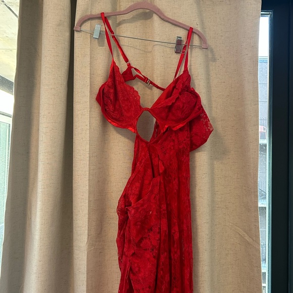 Red Lace For Love and Lemons dress - Picture 3 of 6